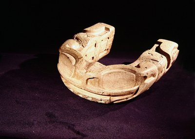 Frog Yoke Used in Ceremonial Ballgames, El Tajin by Veracruz